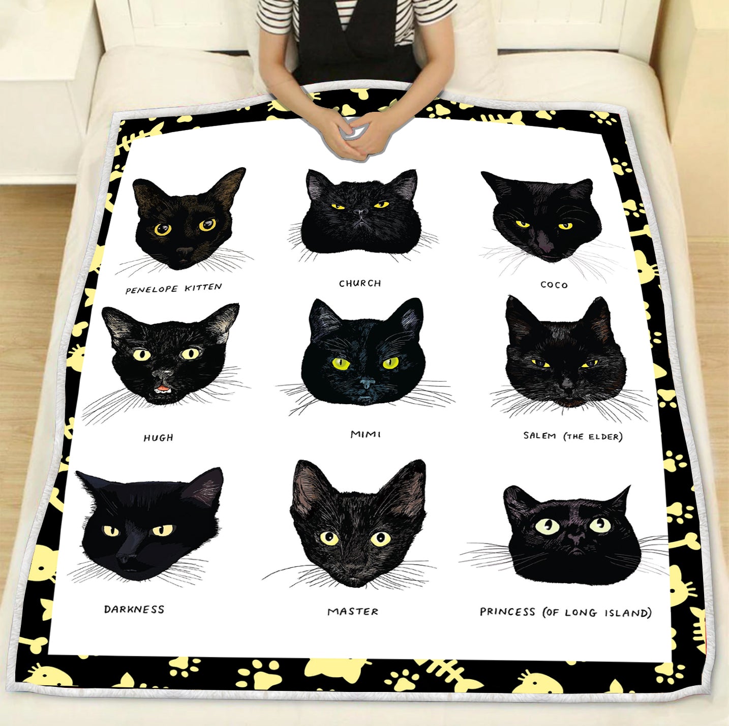 All black cats are not like Blanket 06042
