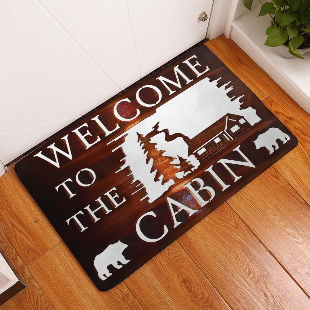 Welcome to the Cabin Doormat 06674
