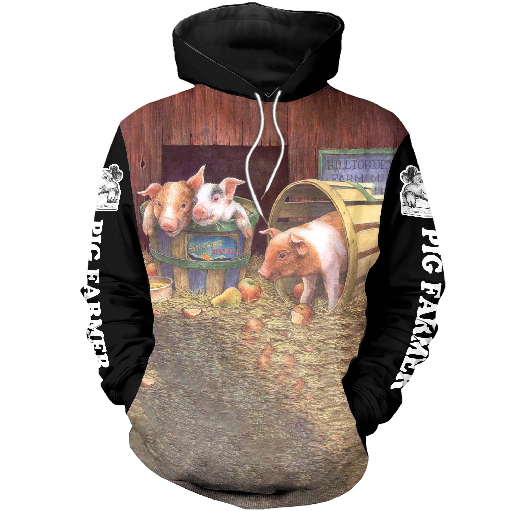 Pig Farmer 3D Hoodie 06400