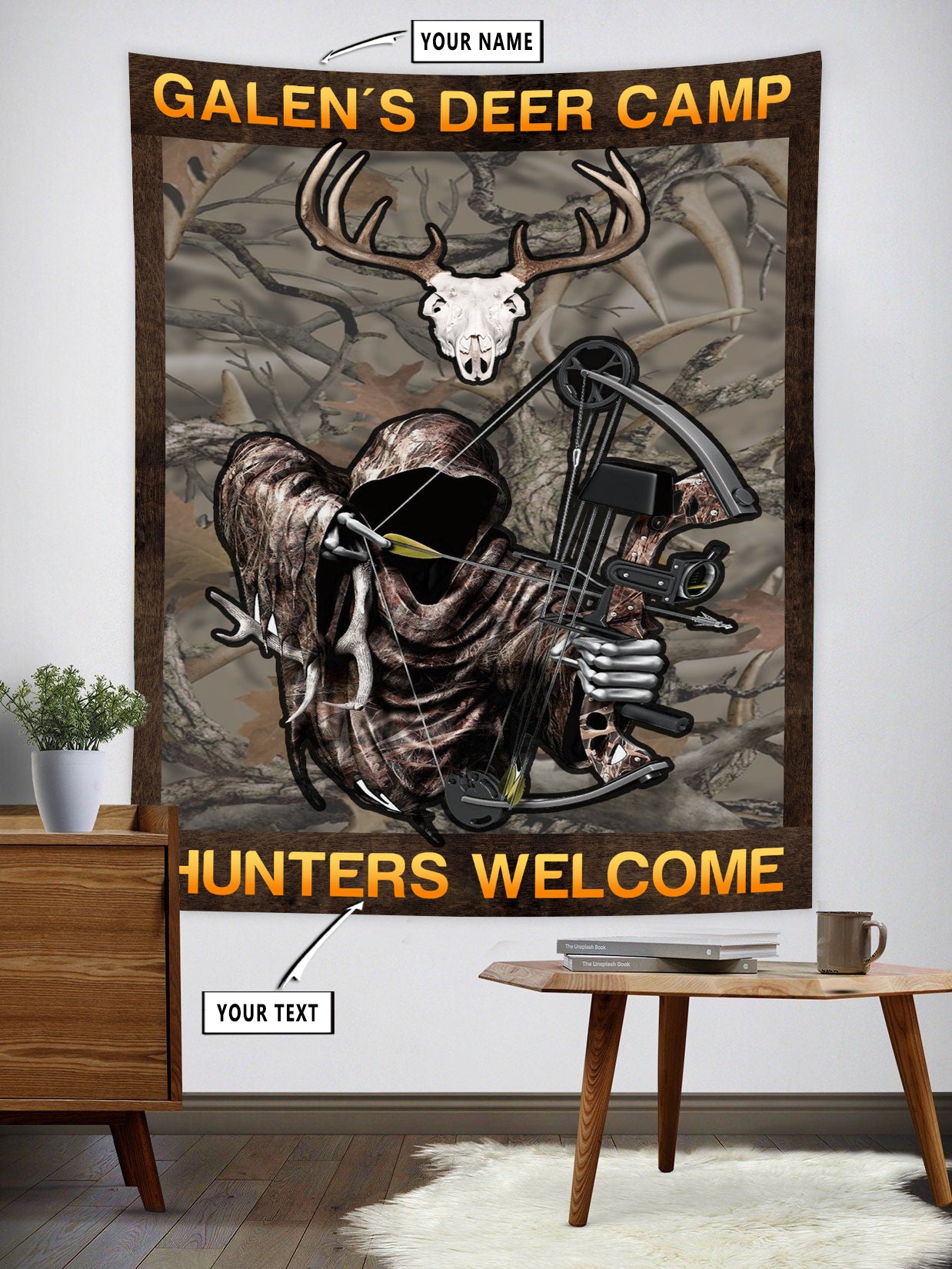 Deer Hunting Tapestry 09847