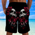 Skull Rose Beach Shorts 06483
