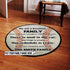 Personalized We are Baseball Family Round Mat 06442
