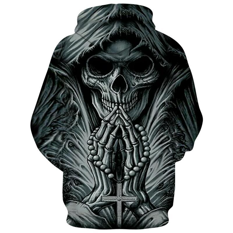 Skull 3D Hoodie - 1171