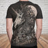 3D T-shirt_Unicorn skull