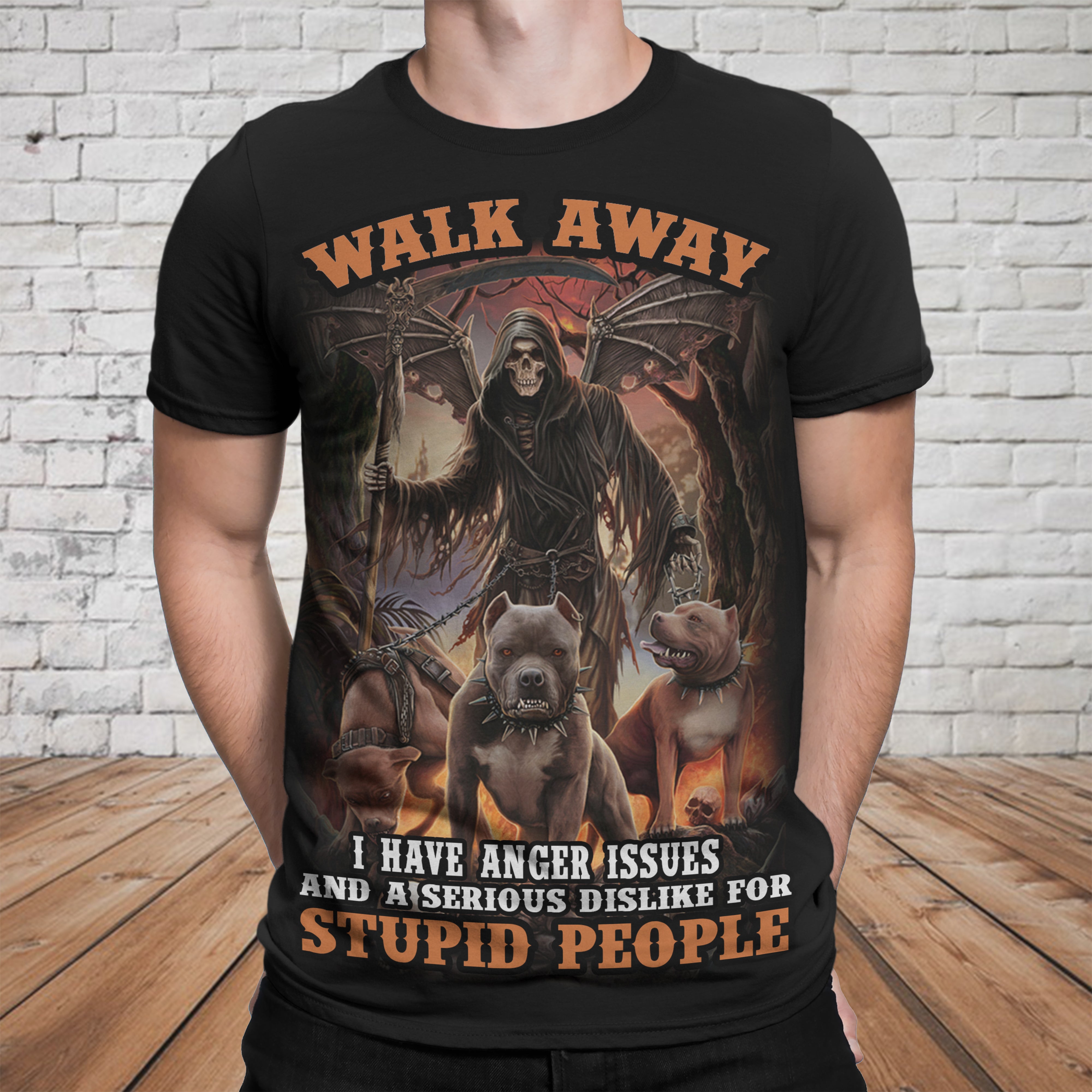 Skull 3D T-shirt_Walk Away