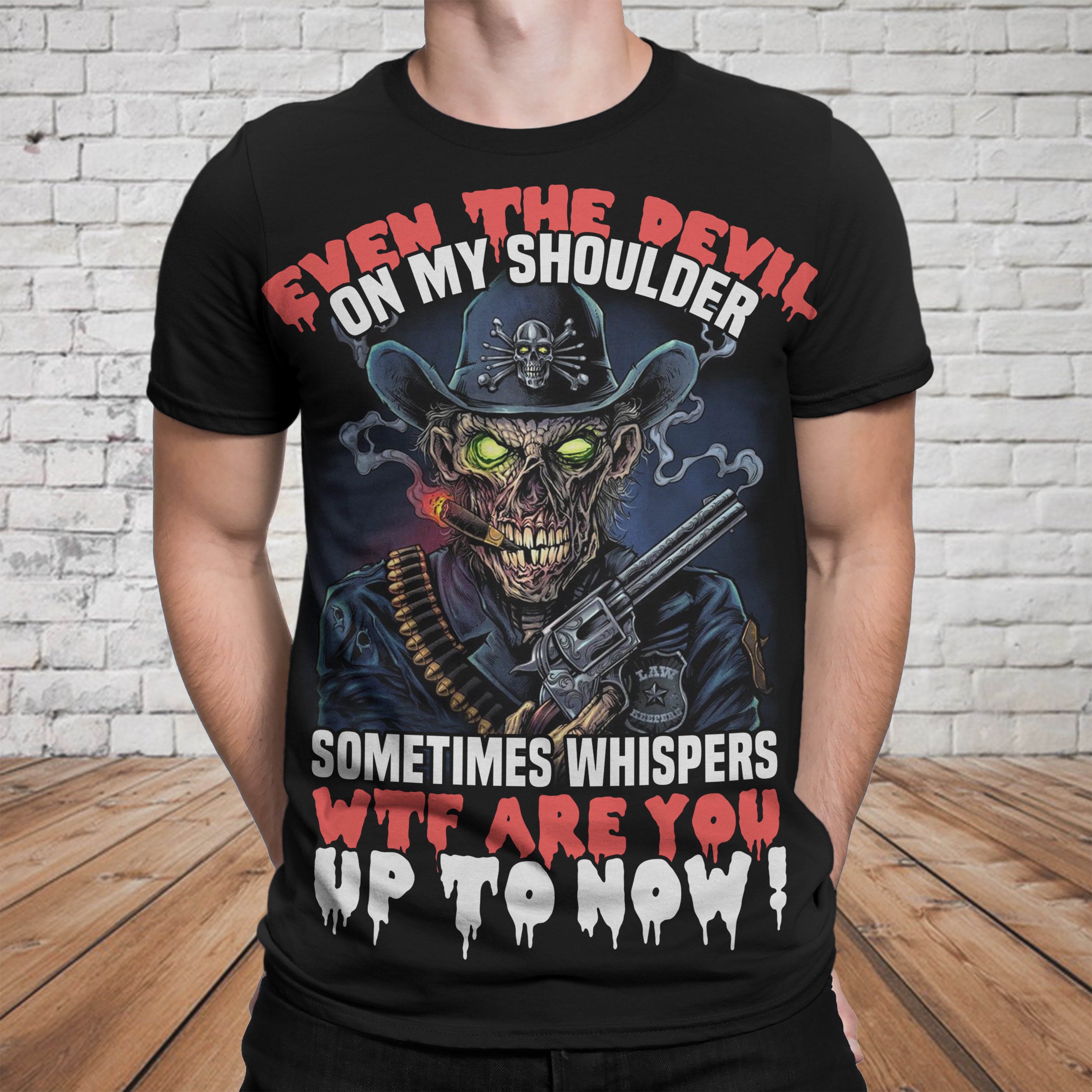 Skull 3D T-shirt_WTF Are You Up To Now