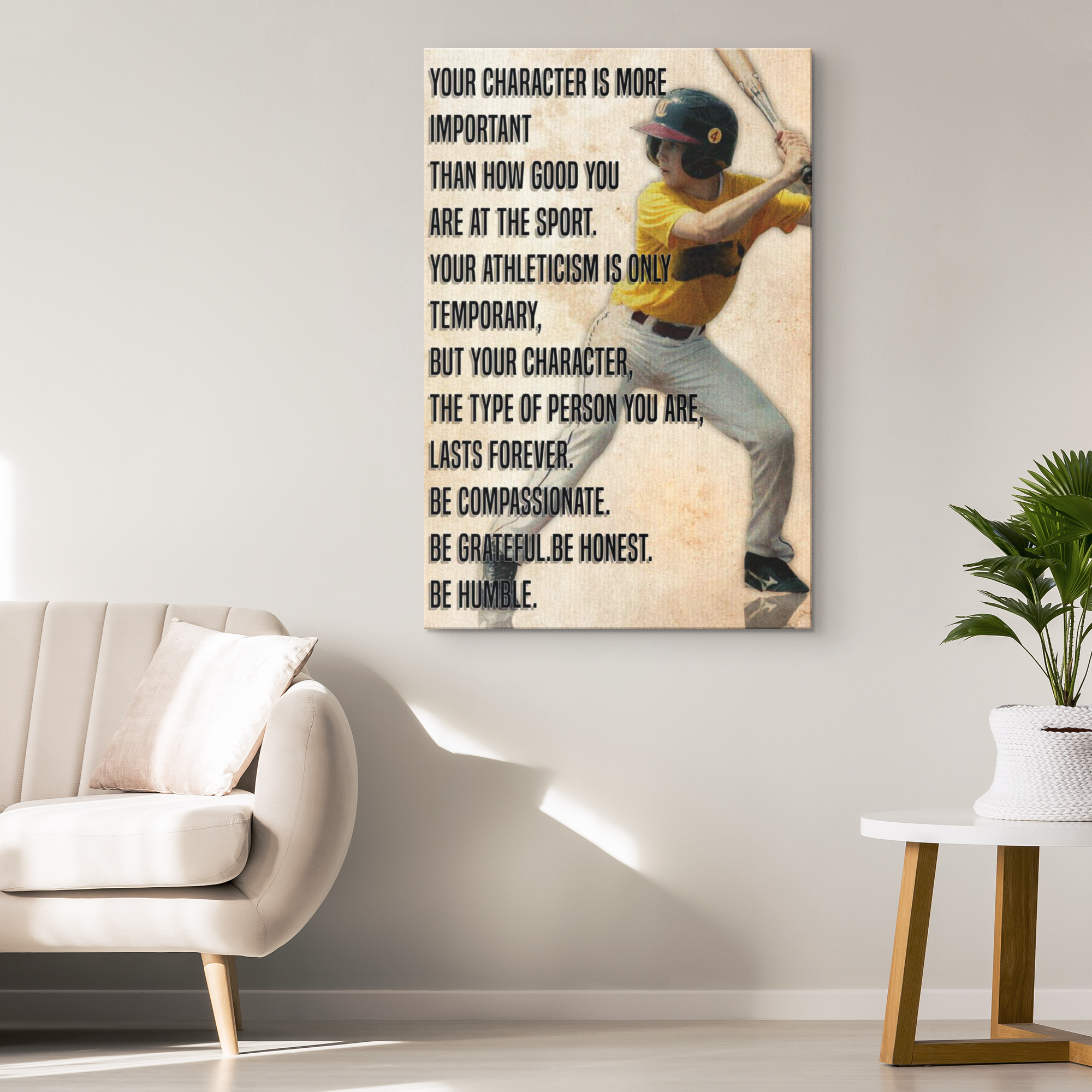 Custom Baseball Canvas_Your Character is more Important