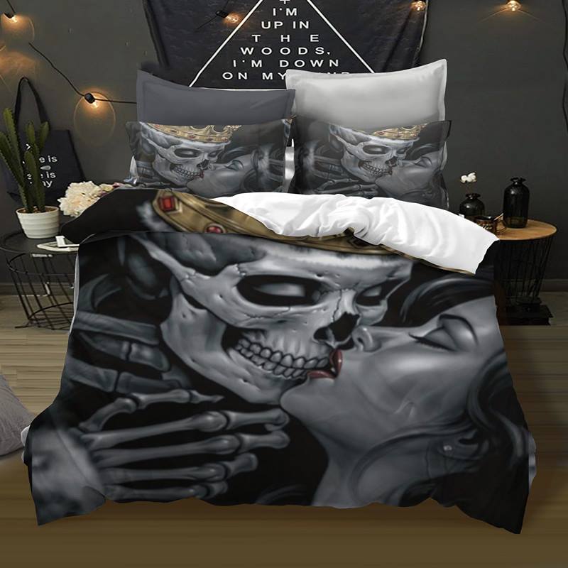 Skull Bedding_King and Queen
