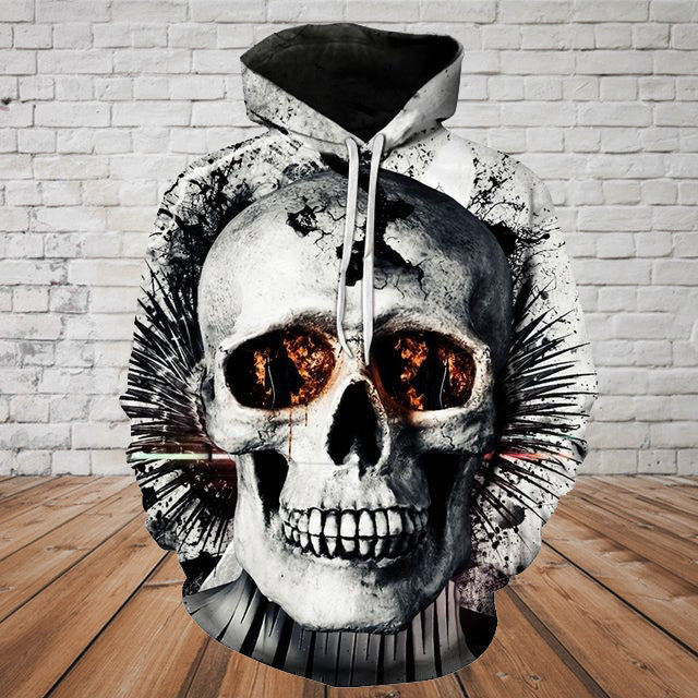 Skull 3D Hoodie_3D Skull
