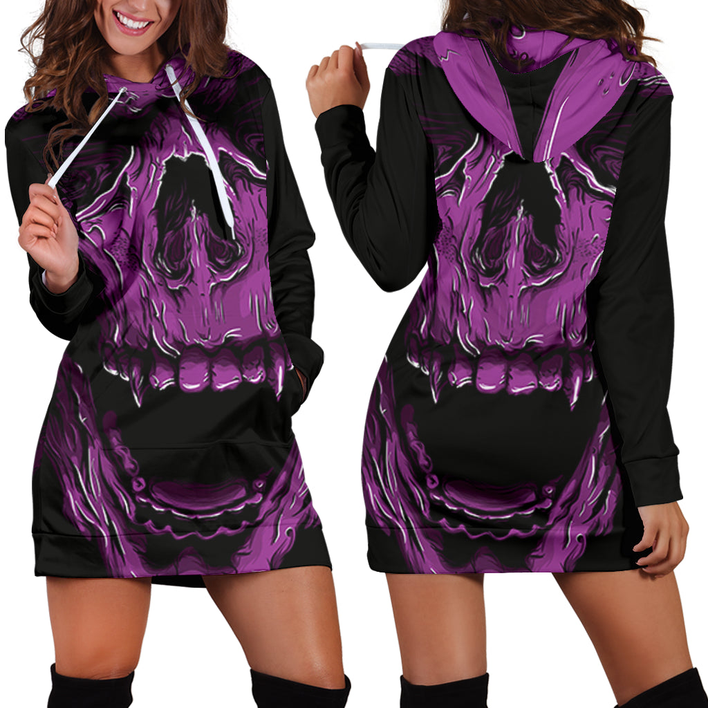 Skull Hoodie Dress - 04080