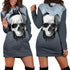 Skull Hoodie Dress - 00200