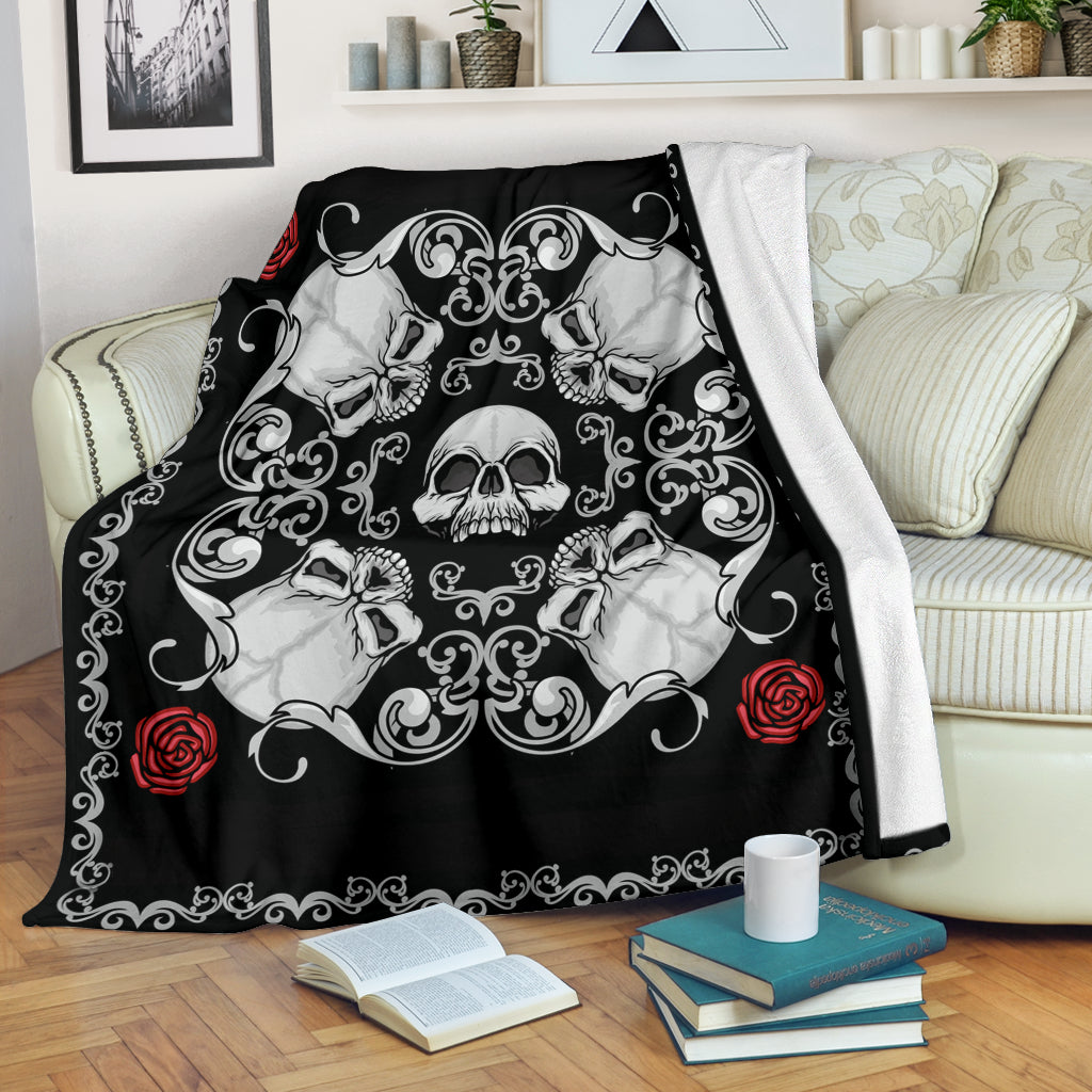Skull Blanket 00477 - PL