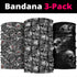 Skull Bandana 3-Pack 04958