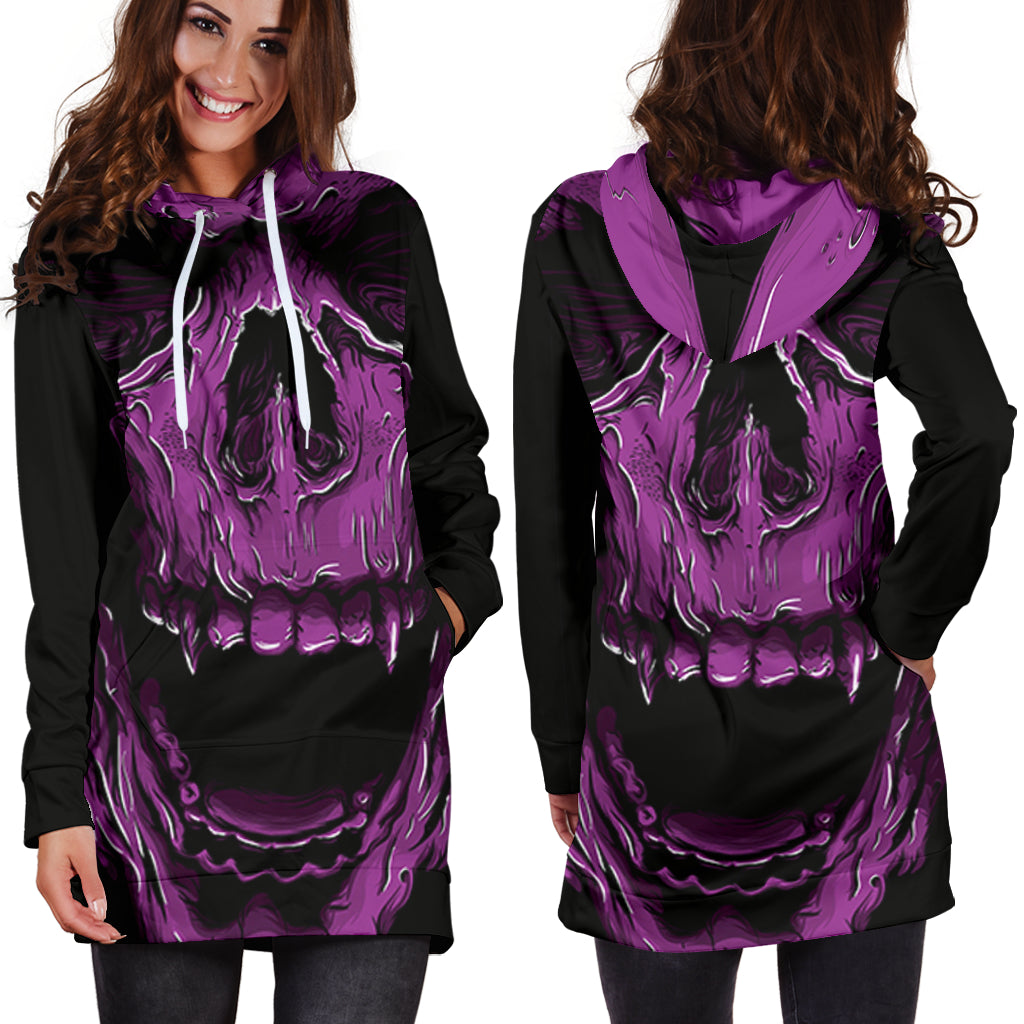 Skull Hoodie Dress - 04080