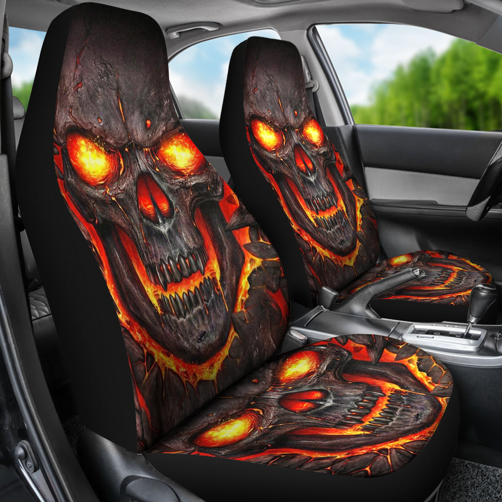 Skull Car Seat Covers - 01990