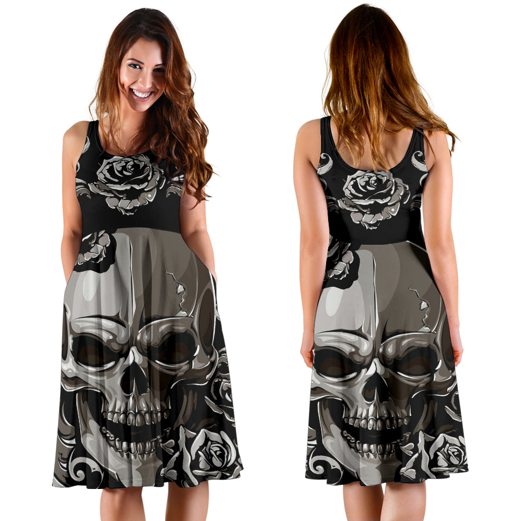 Skull Women Dress - 00713