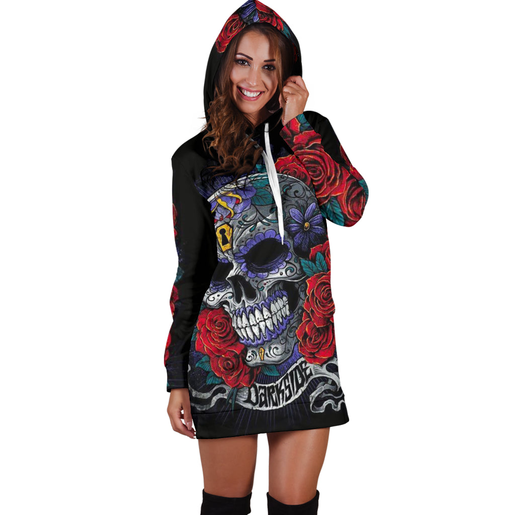 Skull Hoodie Dress - 00198