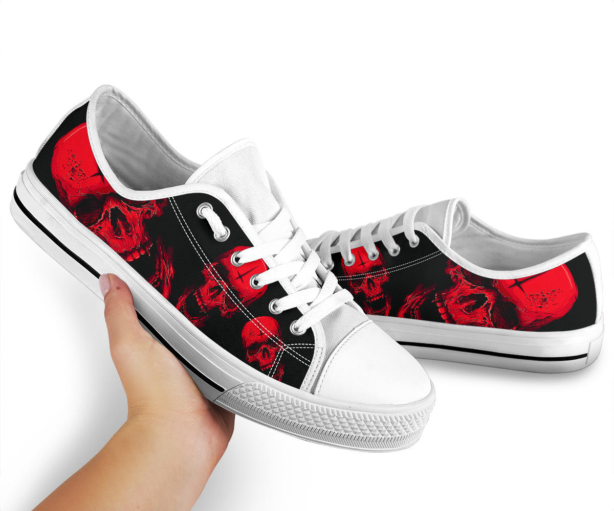 Skull Low Top Shoes - 04216 NB