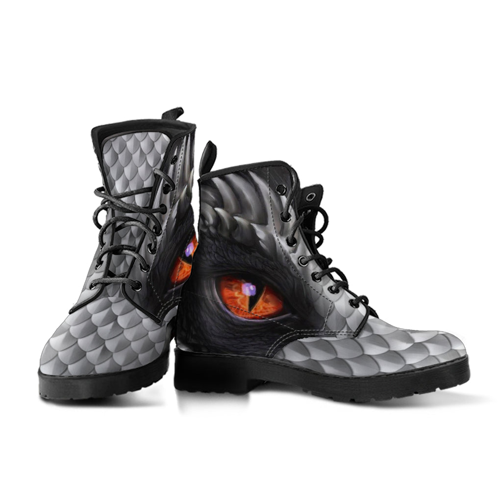 Dragon Eye Leather Boots 06146