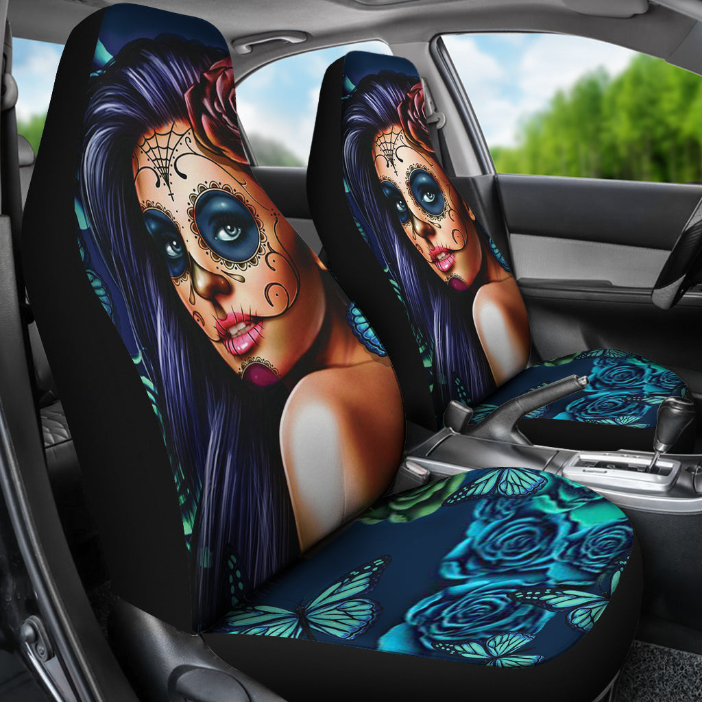 Skull Car Seat Covers - 0579