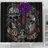 Skull Shower Curtain Couple Skull Day of The Dead Gothic Home Decor - 0681-4