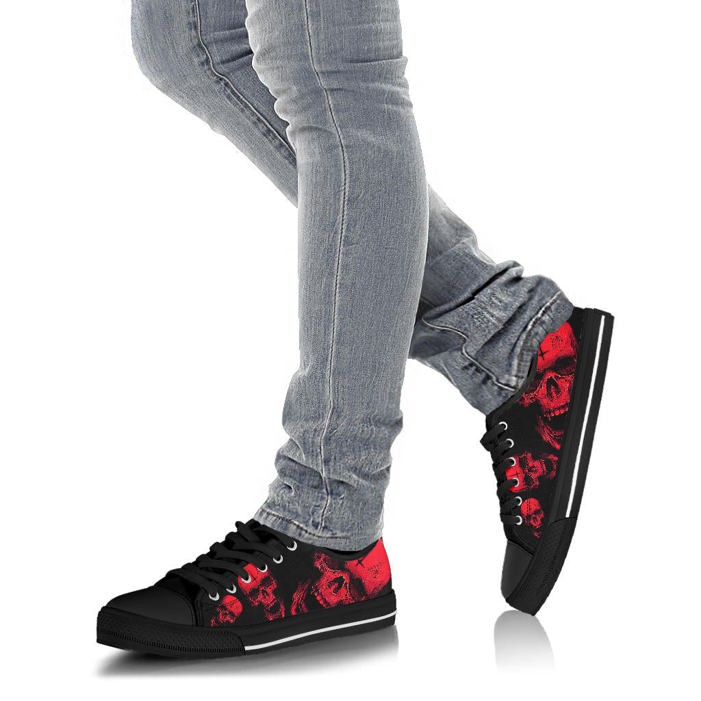 Skull Low Top Shoes - 04216 NB