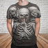 3D T-shirt_Skull Speak Hear See No Evil