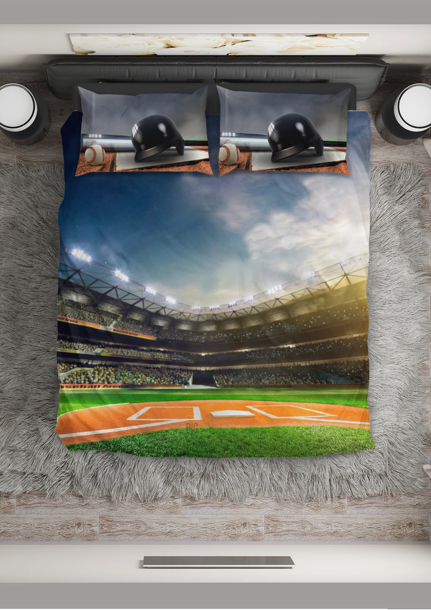 Baseball Bedding_Baseball Field