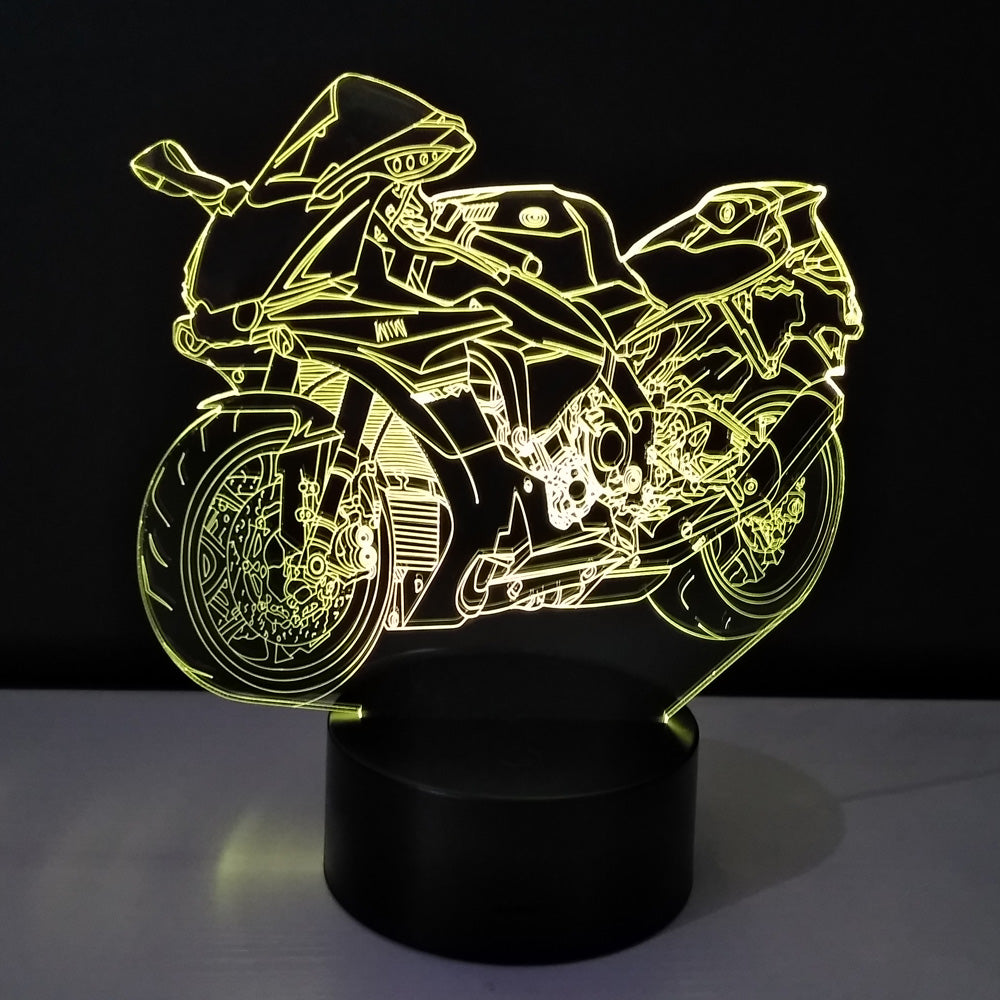 Motorcycle LED Night Light 7 Color Changeable