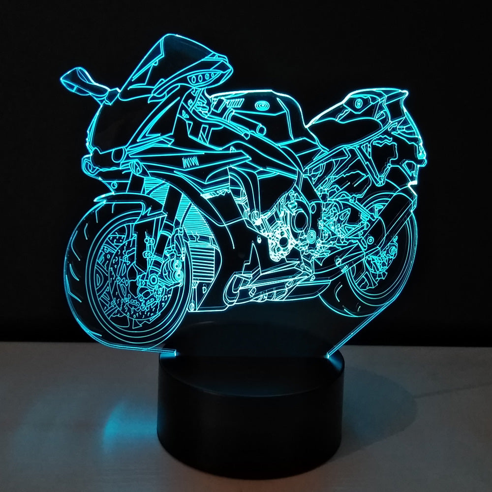 Motorcycle LED Night Light 7 Color Changeable