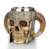 Stainless Steel Skull Viking Mug