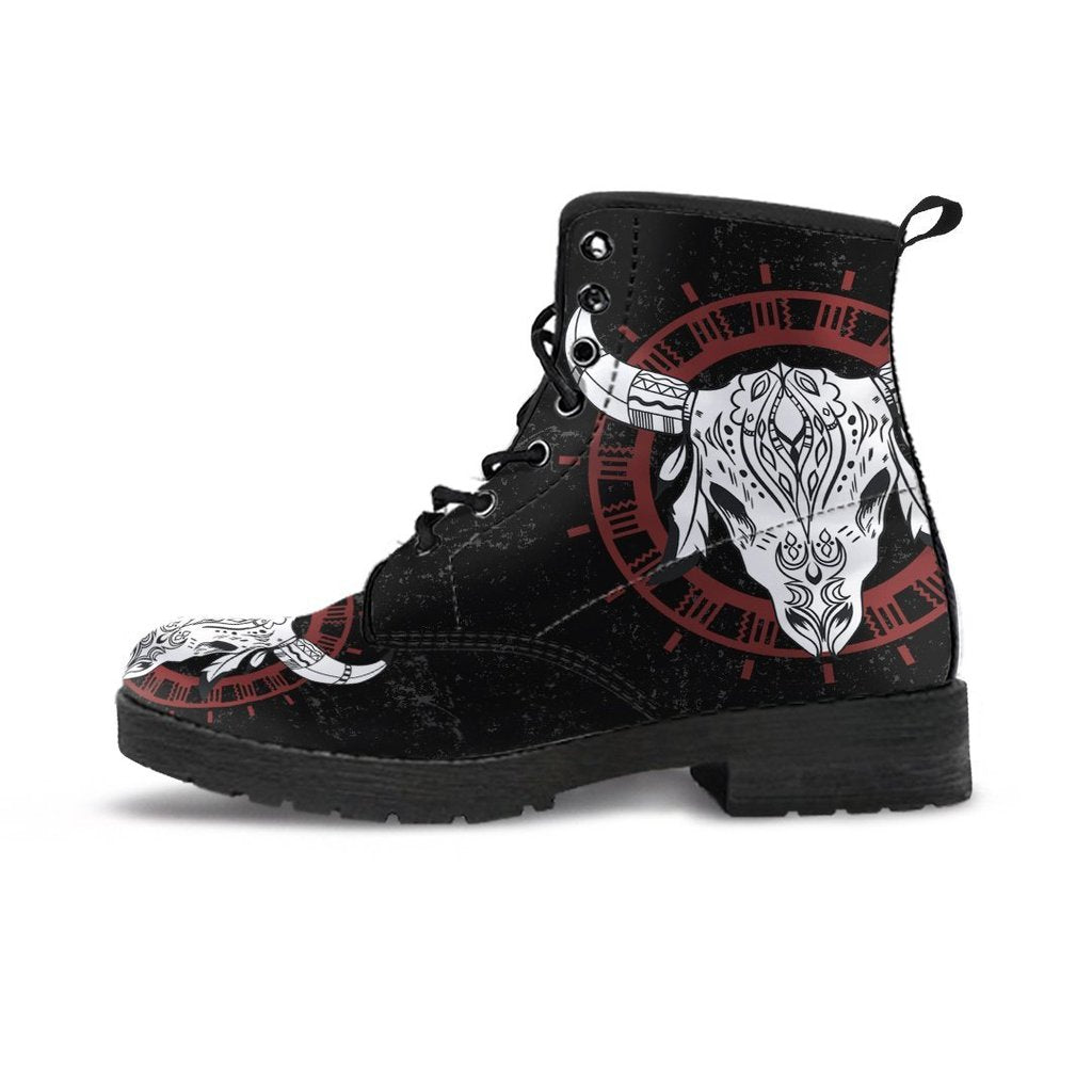 Leather Boots_Skull Bull